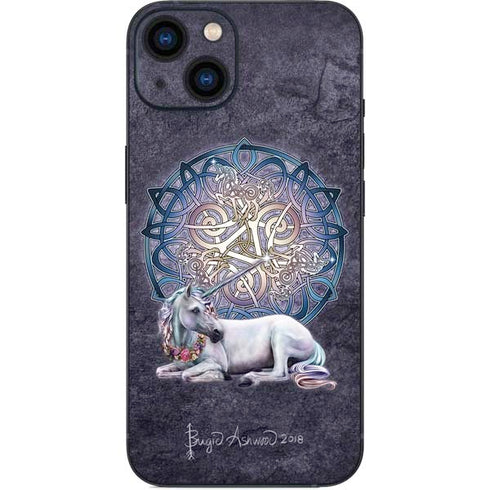 Brigid Ashwood Celtic Unicorn iPhone 14 Plus Skin